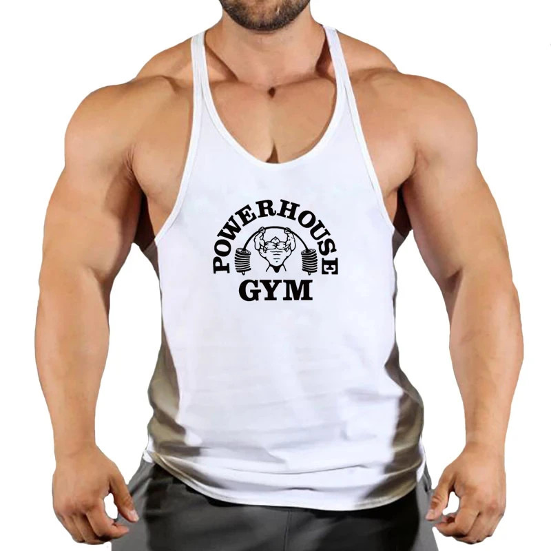 Gym Top Men Bodybuilding Shirt Fitness Men's Vest Singlet Sleeveless Sweatshirt gallery