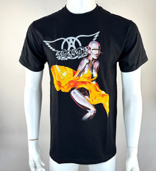 Aerosmith Just Push Play 2001 World Tour Tshirt Hajime Sorayama Men M NWT Cotton