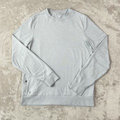 Vuori Ponto Performance Crew Pullover Mens L Gray DreamKnit Athleisure Gym V224