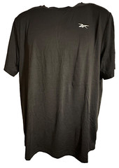 Reebok Men’s Speedwick Tech Style Active T-Shirt, Medium, Black