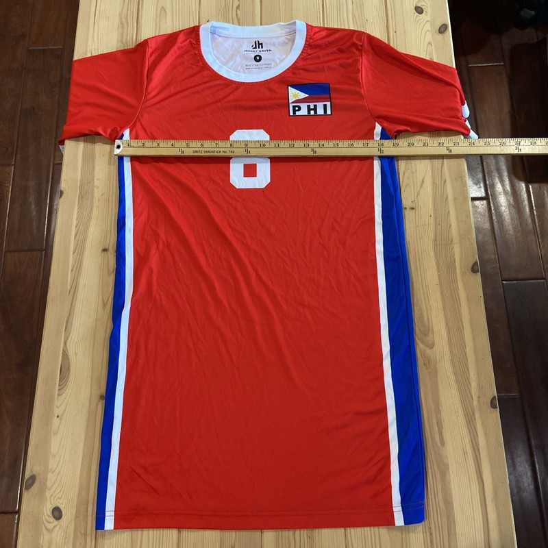 RED Indoor Volleyball Philippines Jersey Steven Rotter Small #8 gallery