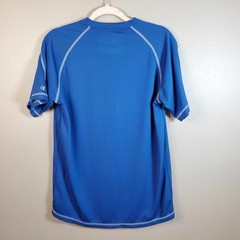 Champion Double Dry Mens T Shirt Blue Small S Light Weight Running Hiking