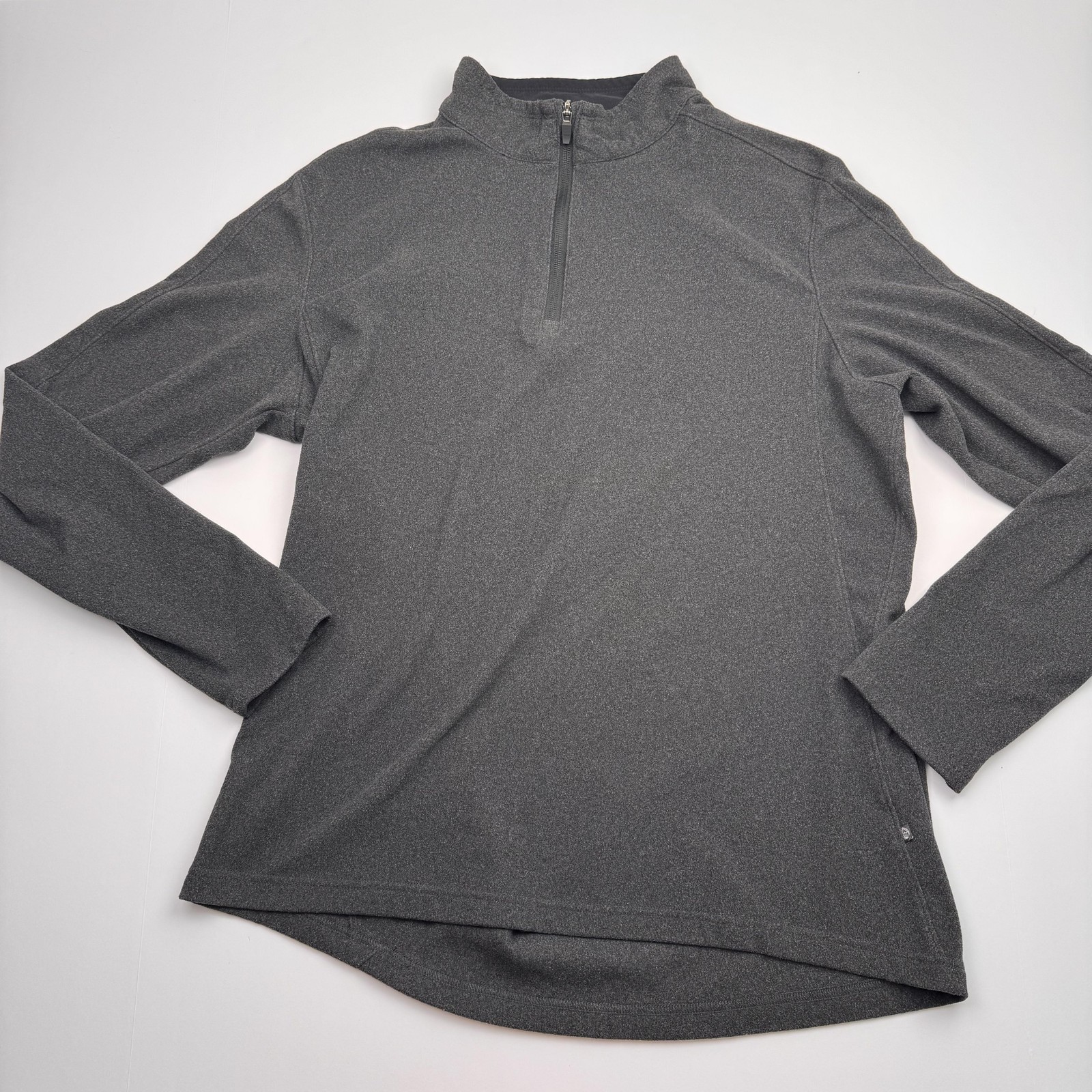 Mondetta Outdoor Project Pullover Mens Large Gray Quarter Zip Stretch Athletic gallery