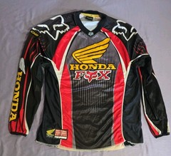 Rare Vintage Honda Fox Racing Jersey Professional Team Issue Men’s L 2002