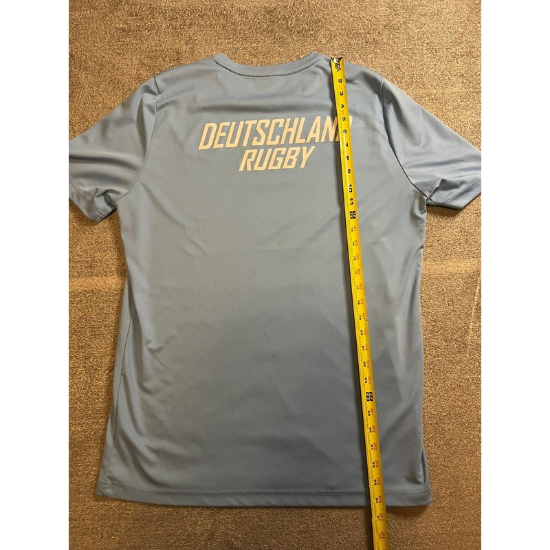 Macron Deutschland Rugby Germany Training Shirt Blue Mens XL Blokecore gallery