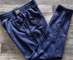 NWT Mens Under Armour M Navy Blue/Black Armour Fleece Sweat Pants Medium