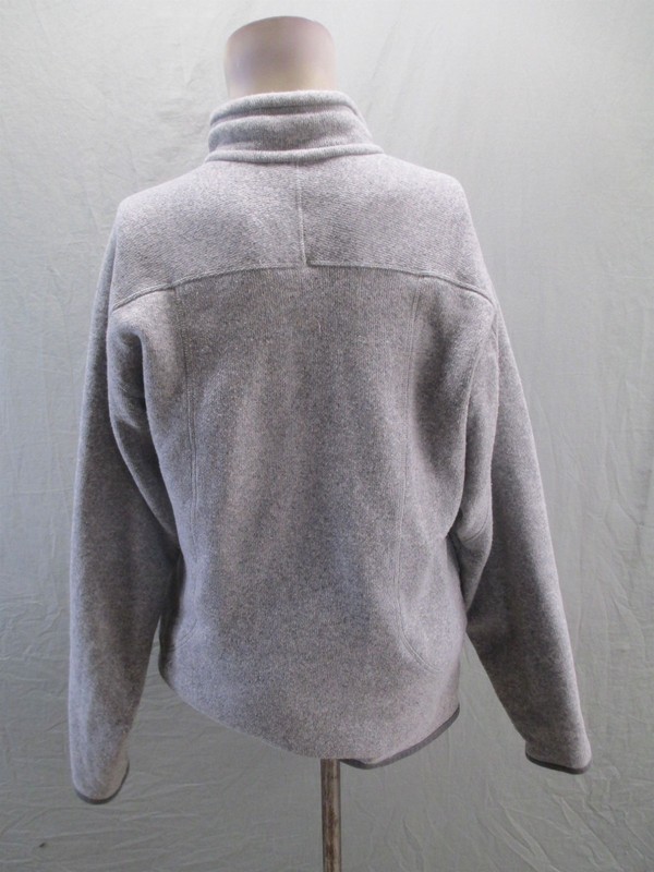 Patagonia Size M Mens Gray Fleece 1/4 Zip Pocket Outdoor Hiking Full Over 852 gallery