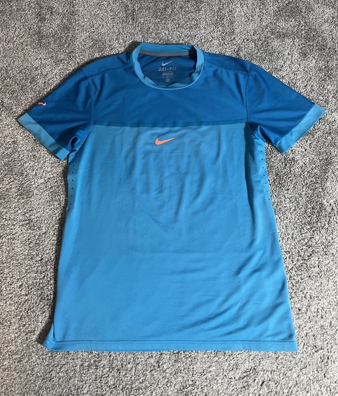Nike Rafa Nadal 2015 Madrid Tennis Shirt Medium 646097-407 gallery