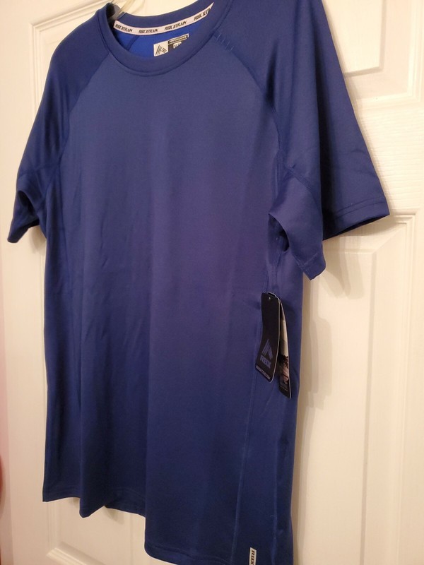 Reebok Active Cross Training Performance Tee (Blue) Size (Small) gallery