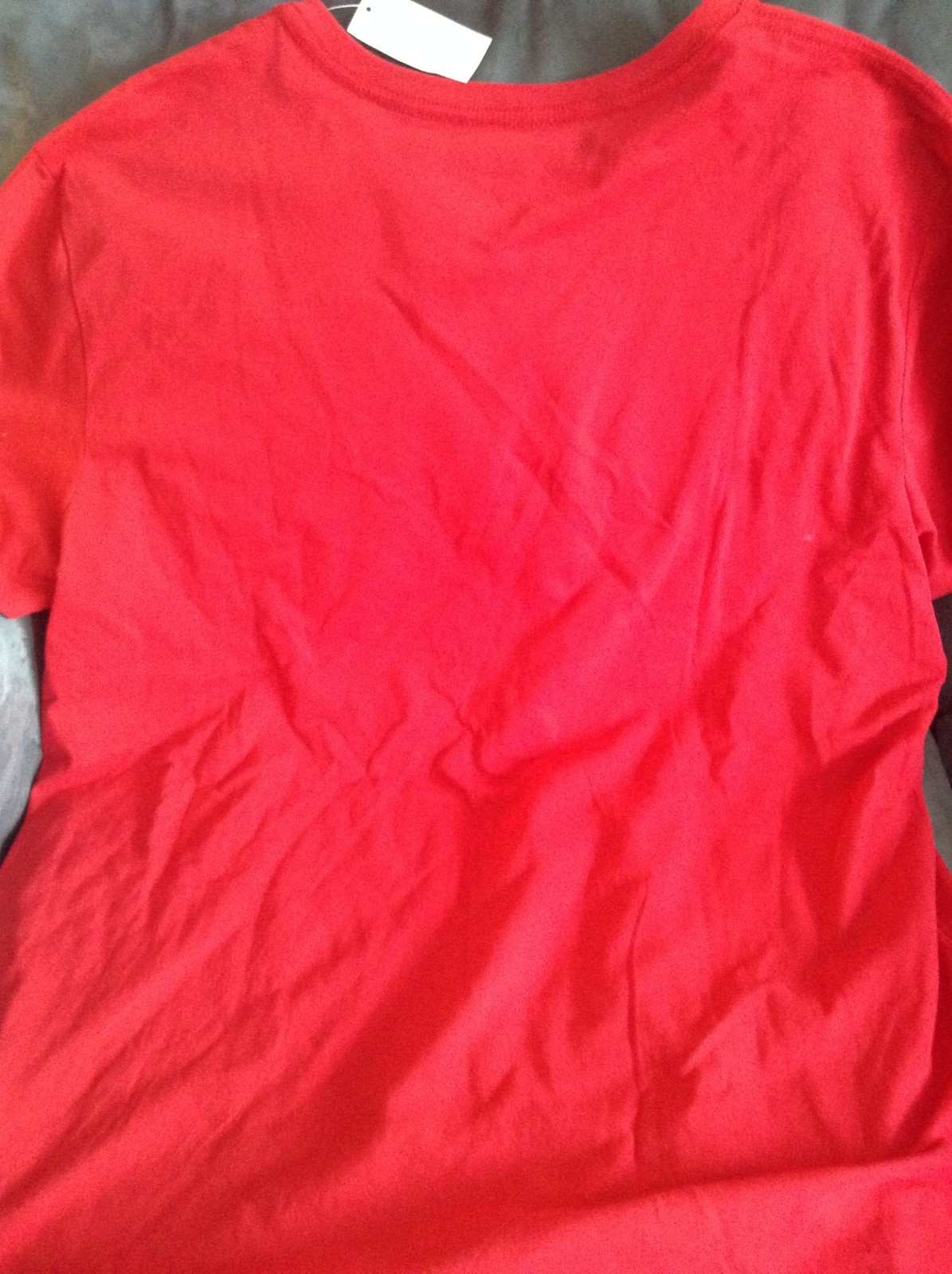 SEARS & ROEBUCK & CO MEN'S V-NECK SOLID RED TSHIRT SIZE XL- NEW WITH TAGS gallery
