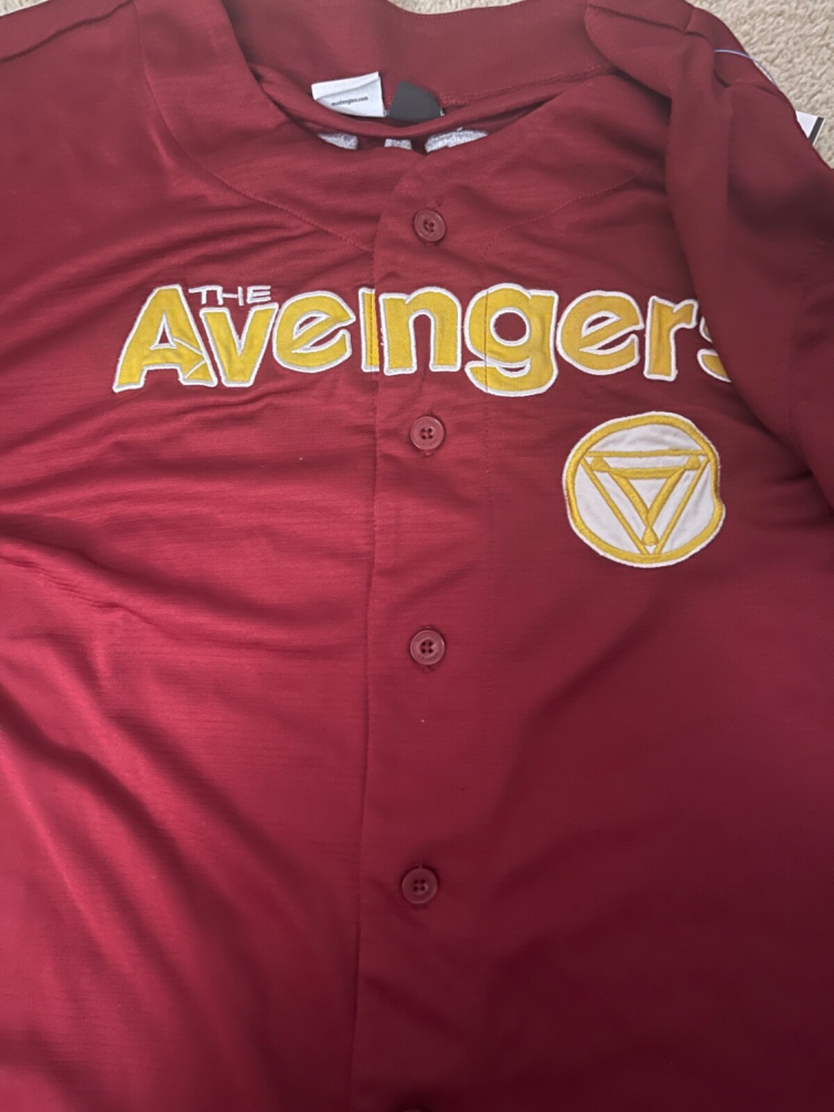 Marvel Avengers #63 Tony Stark Baseball Jersey Men's Size XXL gallery