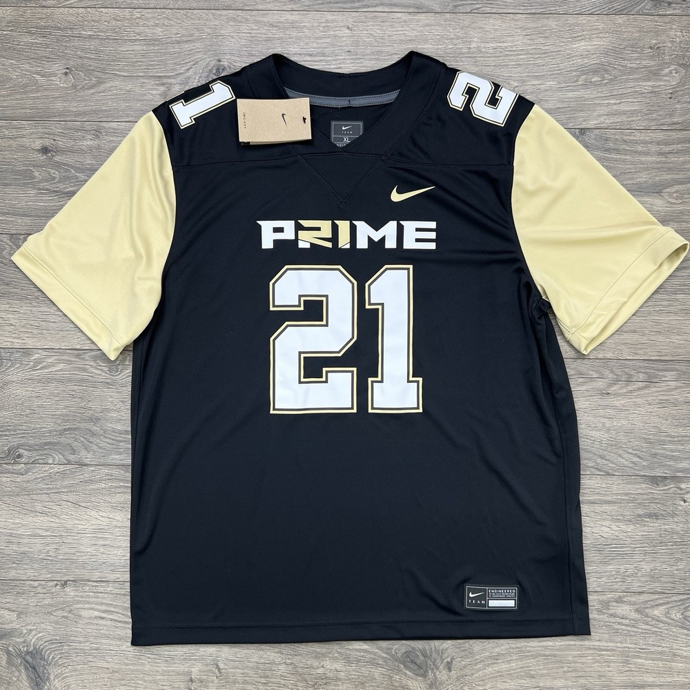 Nike Prime Sadeur Sanders Jersey Sz XL Mens Black Prime 2.0 #21 Football