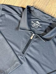 Tommy Bahama Paseo Half-Zip Sweatshirt Grey 2XL XXL Performance Mens Pull Over