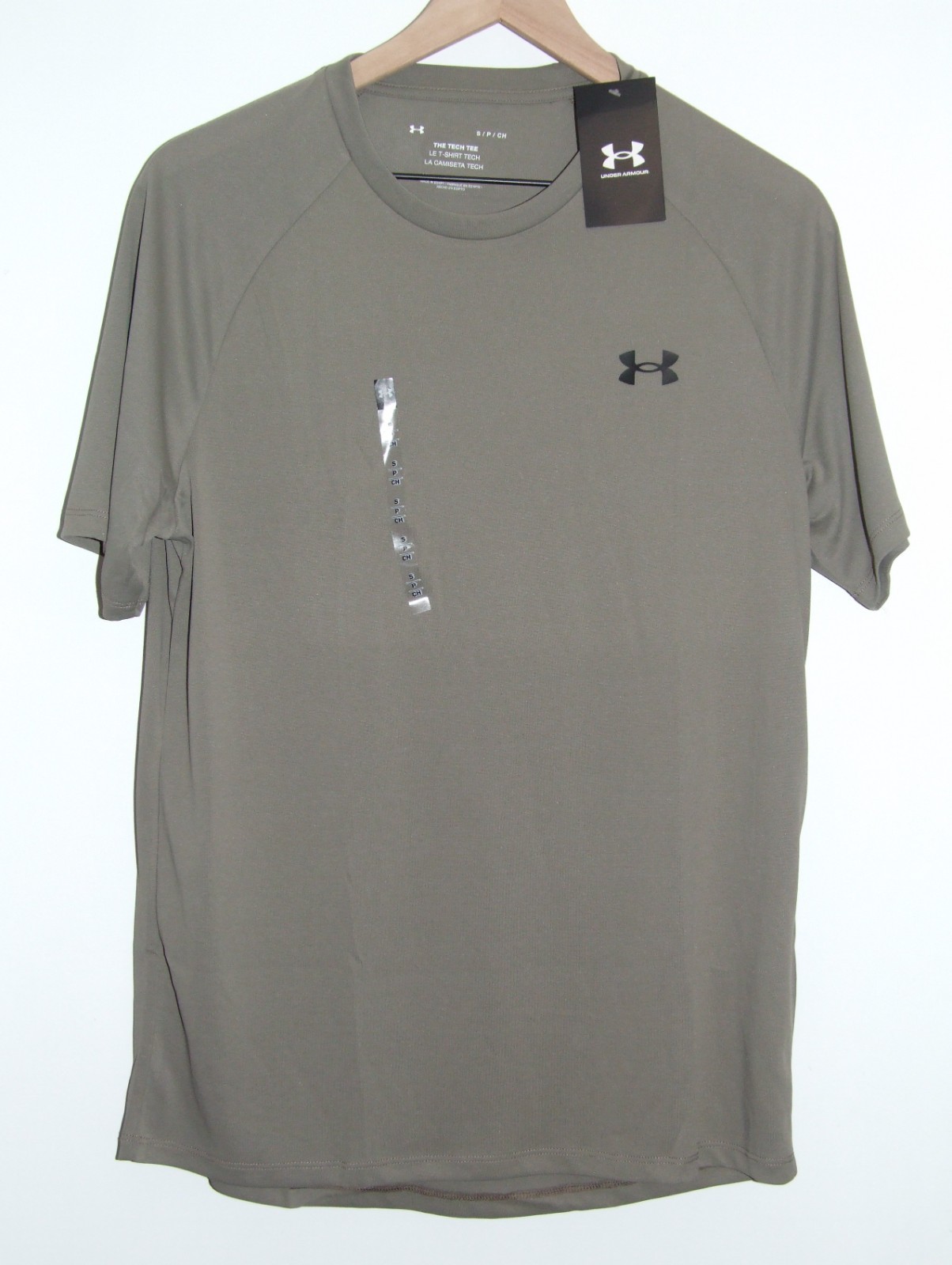 Men's Under Armour Loose UA Tech 2.0 SS Khaki Tee Shirt - NWT $25 - Size Small gallery
