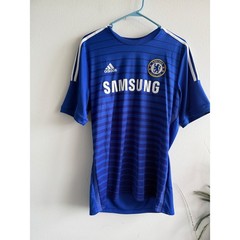 Adidas Chelsea FC Samsung Soccer Jersey Mens Large Blue Climacool 2014-15 Home