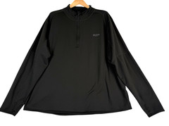 Red Head Elite Men’s 3XL 1/4 Zip Pullover Shirt Black Textured Fleece Lined