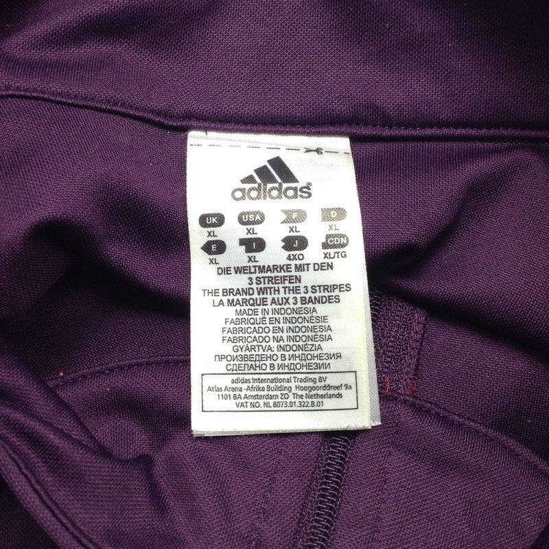 Adidas London Olympics 2012 Athletic Shirt SZ XL Purple Red 1/4 Zip SS Epaulets gallery
