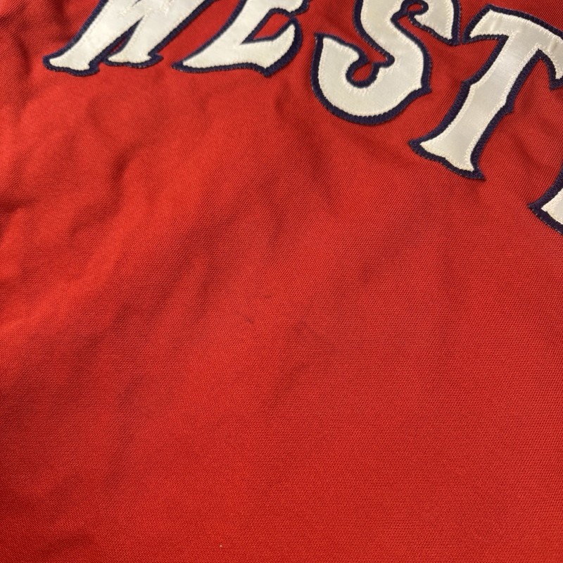 Vintage 70s Red Fox Baseball Jersey Size 40 Red Western Embroidered #34 gallery