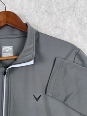Callaway Golf Pullover Mens M Gray Opti-Dri Quarter Zip Base Layer