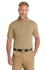 CornerStone Men’s Select Lightweight Snag-Proof Polo. CS418 Tan