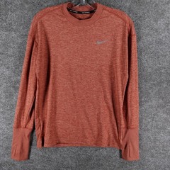 Nike Dri-Fit Element Running Shirt Mens XS Dark Beetroot Stretch Sweat Wicking