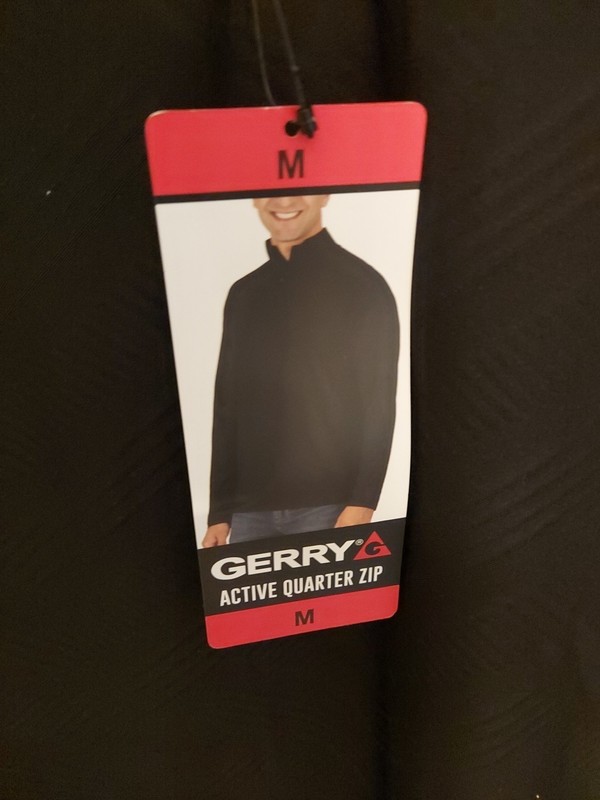 Gerry Men's 1/4 Zip Pullover Active Stretch Moisture Wicking Size Medium NWT gallery