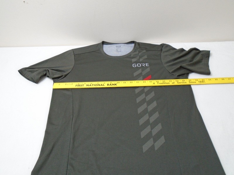 Gorewear Stretch T Shirt Sportswear Running Workout Gray Cycling Size Large Gore gallery