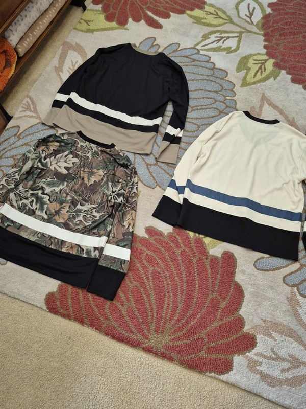 NWT Lot Of 3 No Boundaries Long Sleeve Hockey Jerseys Men's Size S gallery