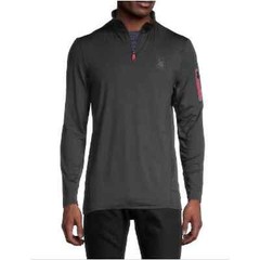 Men’s 1/4 zip black mock neck Spyder active pullover M New