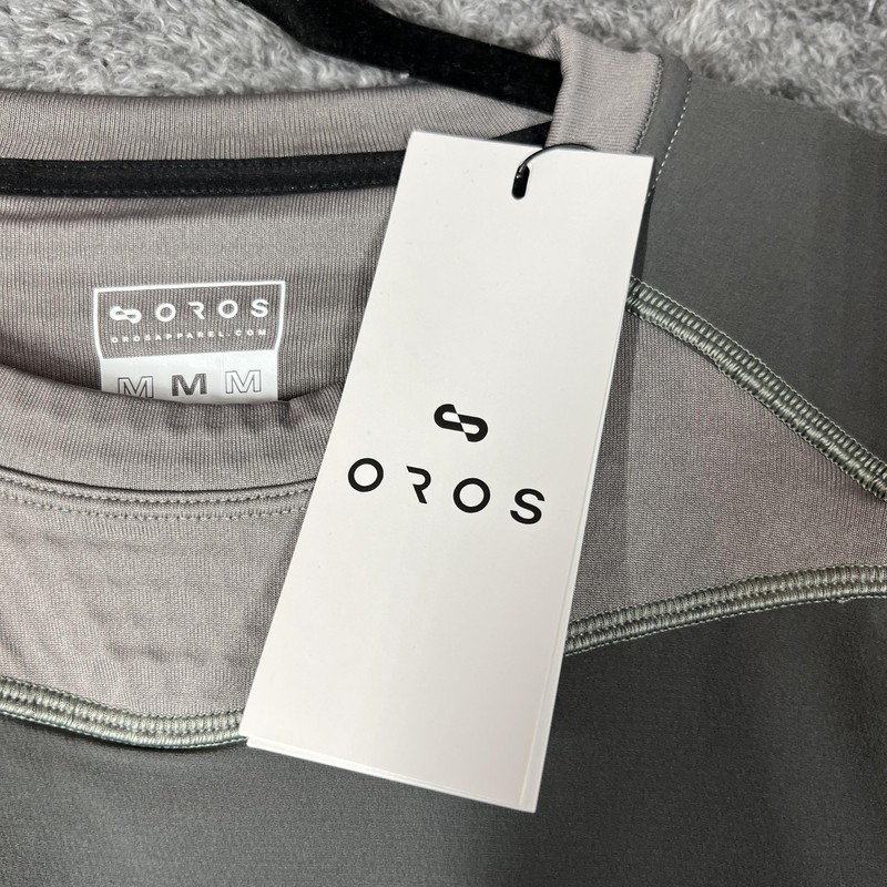 OROS Shirt Mens Medium Gray Solarcore Long Sleeve Thermal Pullover Base Layer gallery