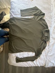 The North Face FlashDry-XD Men’s 1/4 Zip Long Sleeve Performance Pullover Olive