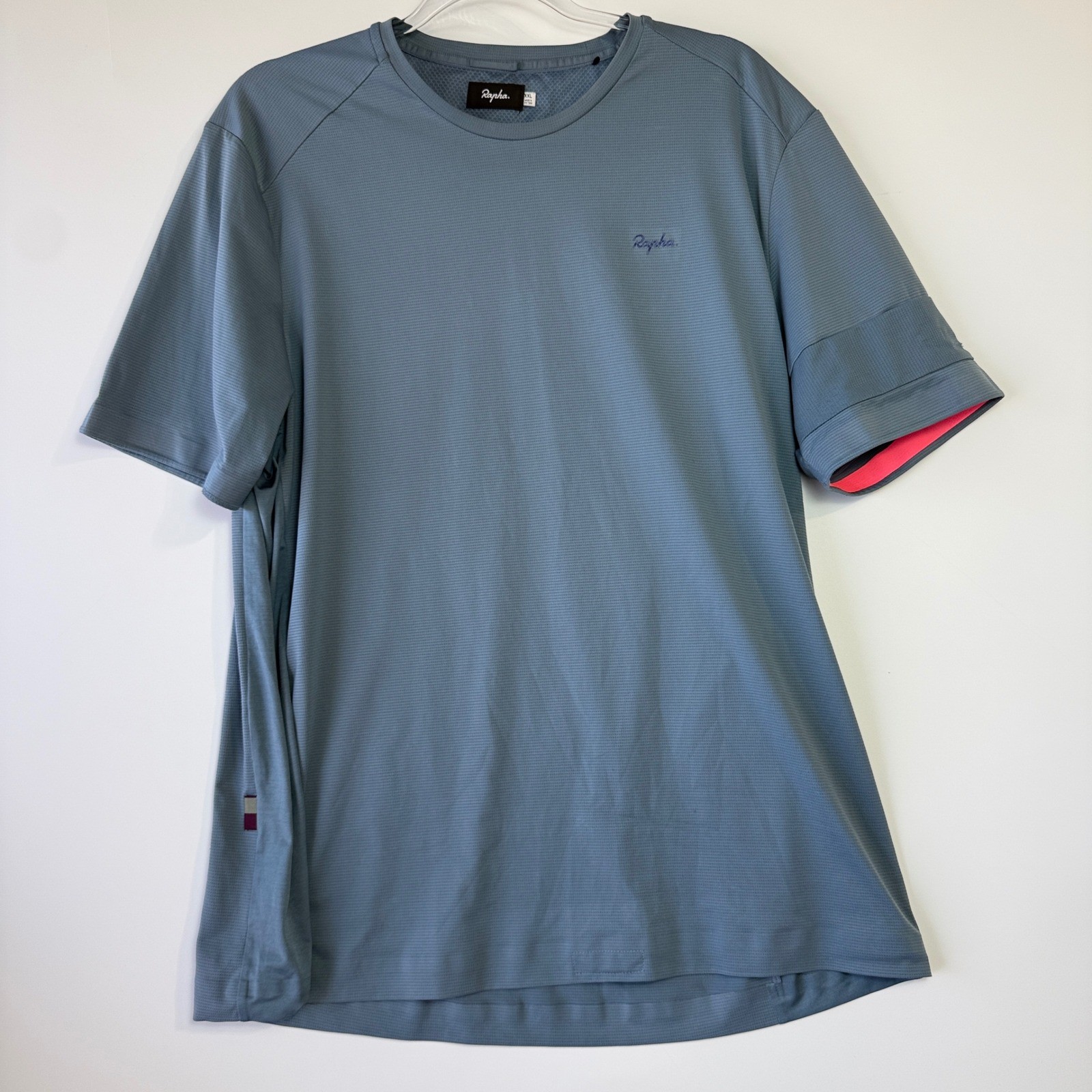 Rapha Technical T-Shirt Mens XXL Blue Short Sleeve Cycling biking gallery