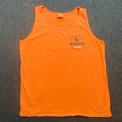 Blue 84 Collegiate Men L Oregon State Beavers Tank Top Orange Graphic 3951