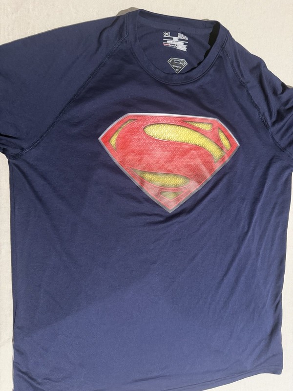 Under Armour Superman Alter Ego T-Shirt Mens Med DC Comics Exercise Training gallery