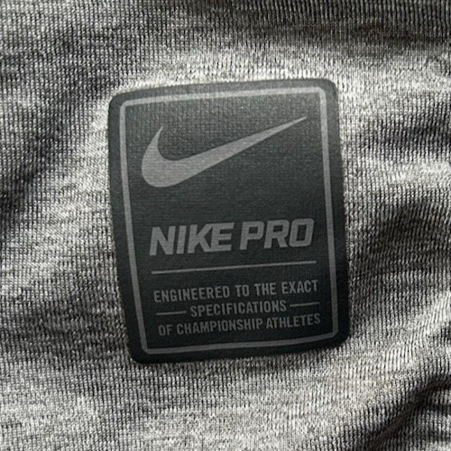 Nike Pro Fitted Dri-Fit Long Sleeve Shirt w/ Mesh Panel on Back • Men's L gallery