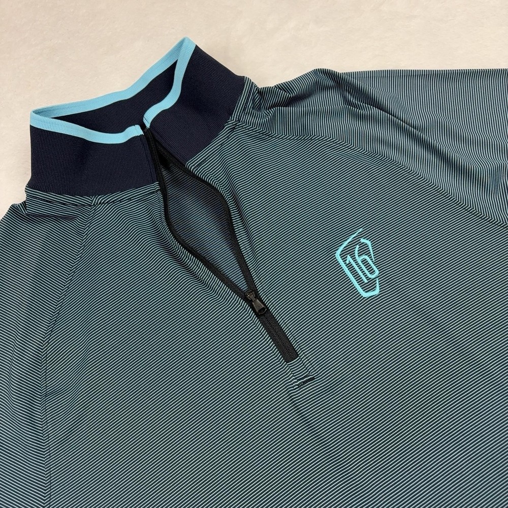 Under Armour Golf 1/4 Zip Long Sleeve Pullover Men M Blue WM Pheonix Open 16