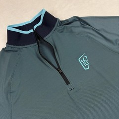 Under Armour Golf 1/4 Zip Long Sleeve Pullover Men M Blue WM Pheonix Open 16