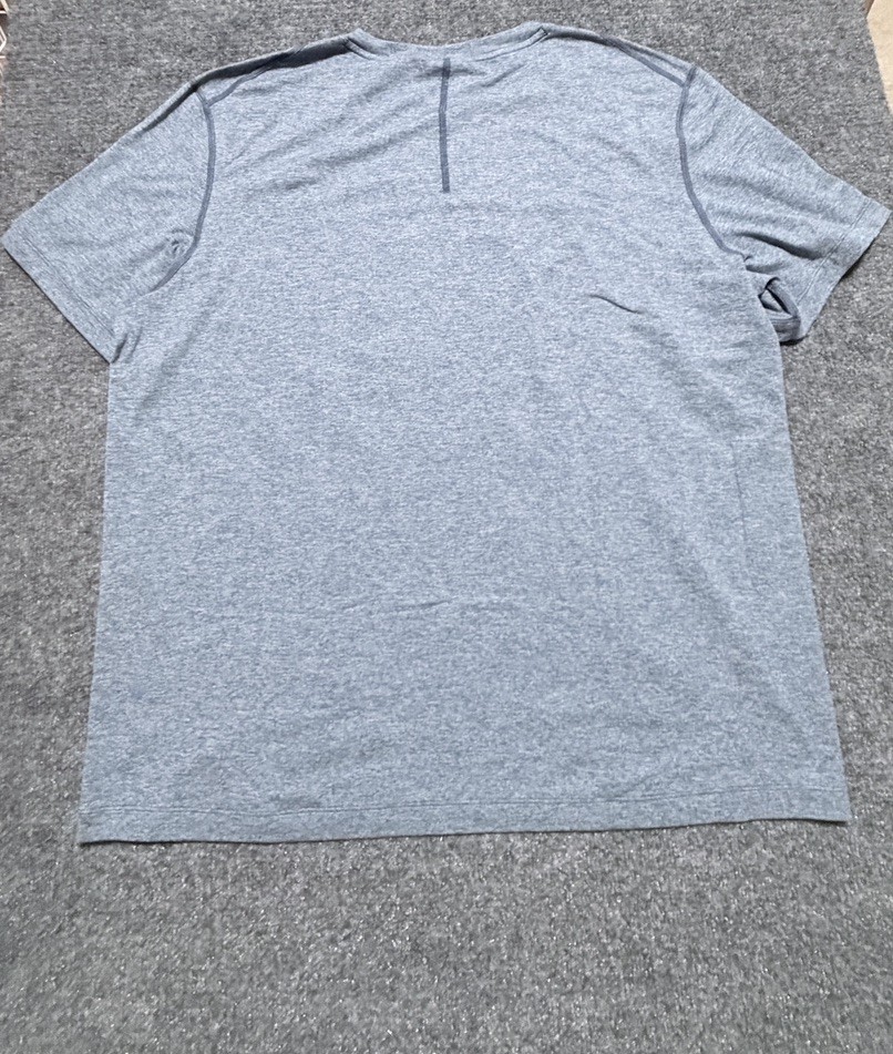 Lululemon Shirt Mens Large Blue Soft Jersey Tee Athleisure Stretch Casual Gym gallery