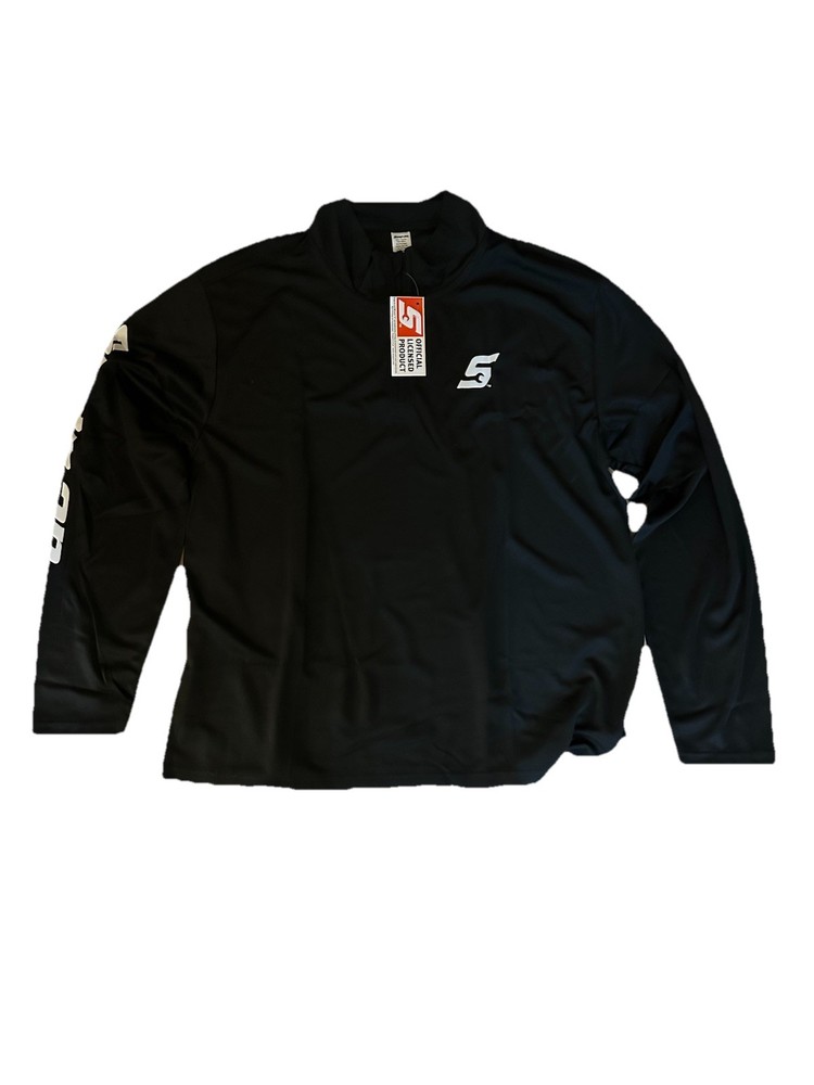 Snap-On Tools Performance Long Sleeve Black Quarter Zip Shirt (NEW - XL)