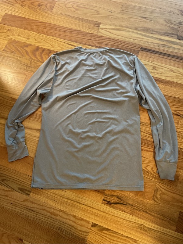 Rip Curl Mens UPF 50 UV Protection Gray Long Sleeve Swim Shirt Rashguard gallery