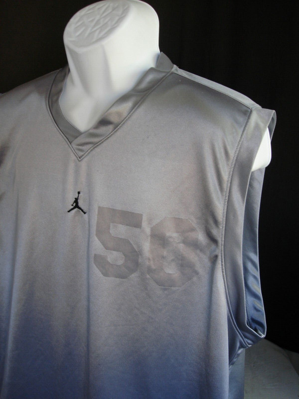 Jordan 20th Anniversary Solid Gray #50, 1985-05 Jersey Men's Size 2XL Jumpman gallery