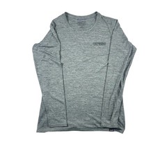 Patagonia Long Sleeve Sage Green Trail Running Shirt Size Small
