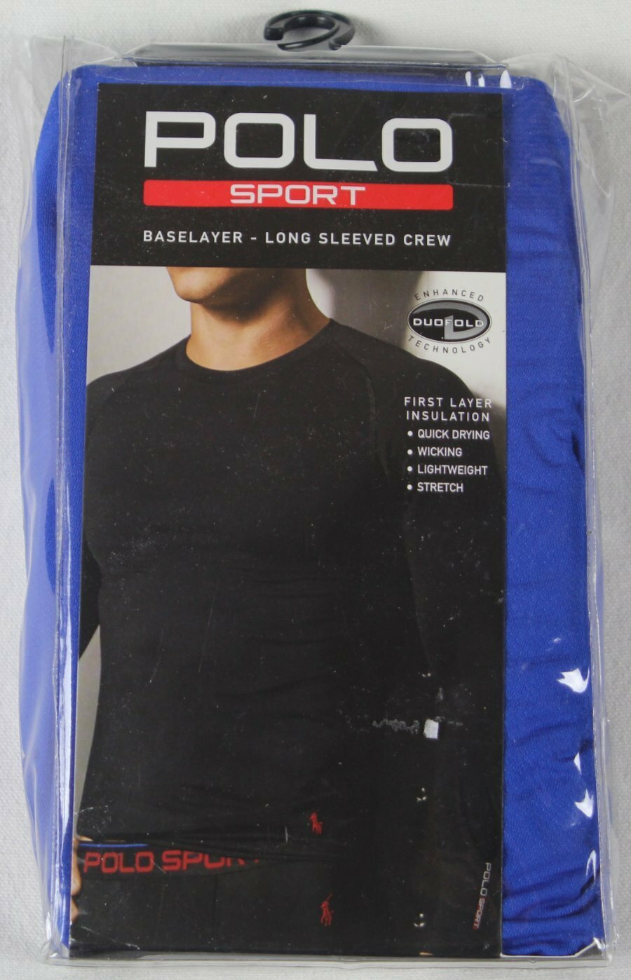 Polo Sport Ralph Lauren Blue Baselayer Long Sleeve Crewneck Underlayer NWT gallery