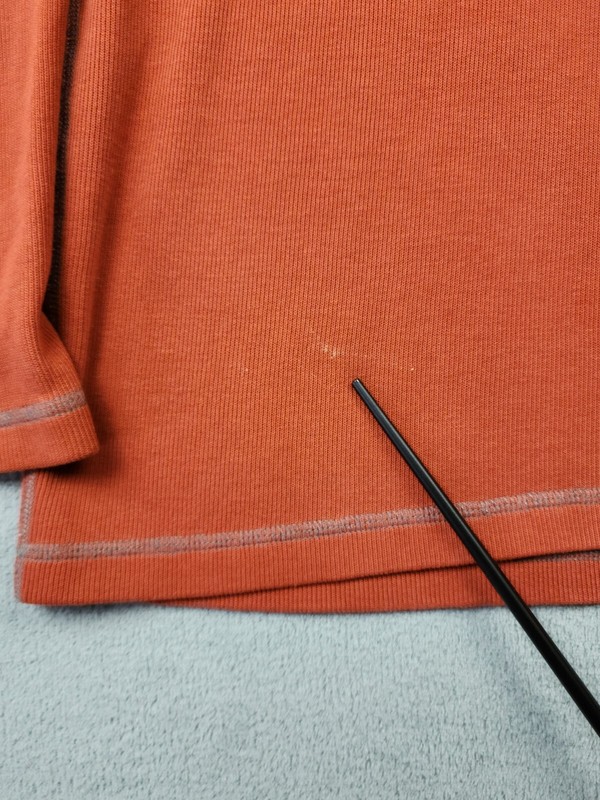 Agave Broken Arrow Men's Large Orange Quarter Zip Pullover Long Sleeve Shirt gallery
