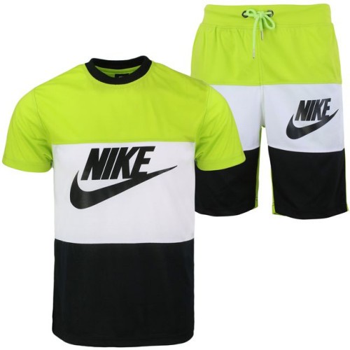 Nike Men's Colorblock Swoosh Top & Short Set SIZE S CLOSING OUT gallery
