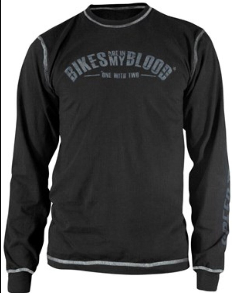 Speed & Strength Bikes Are In My Blood Motorcycle Longsleeve Thermal BLACK SM LS gallery