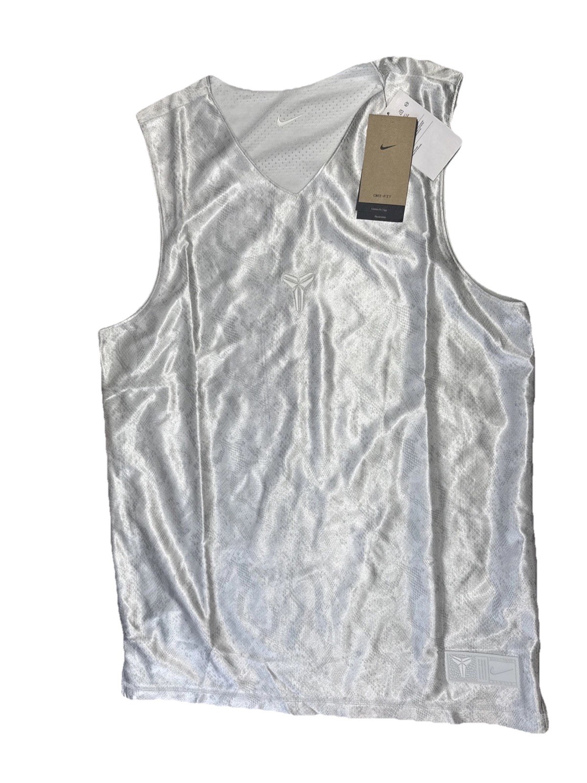 Nike Kobe Dri-FIT Standard Issue Reversible Jersey Halo Size M FZ0934-100 Tall gallery