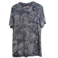 Lululemon Men’s Always Agile Tie Dye Short Sleeve Shirt Athletic Fit L XL Gray