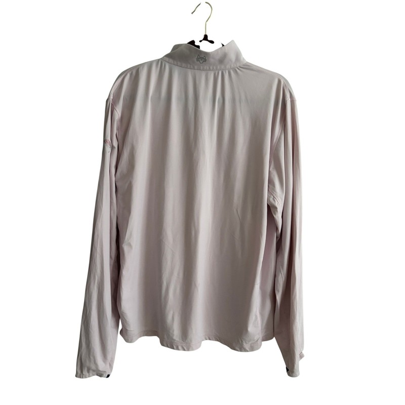 Greyson Clothiers Mens Quarter Zip Pullover Light Pink Golf Performance Top L gallery