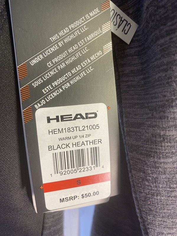 Head Sportswear Men Classic Performance Small Msrp:$50.00 NWT gallery